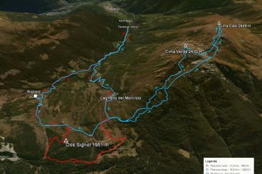 Il percorso 30° Raduno Scialpinistico del Mortirolo